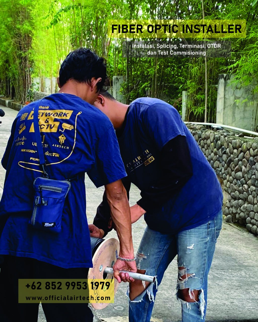 Jasa Instalasi Kabel Fiber Optik Makassar Terpercaya