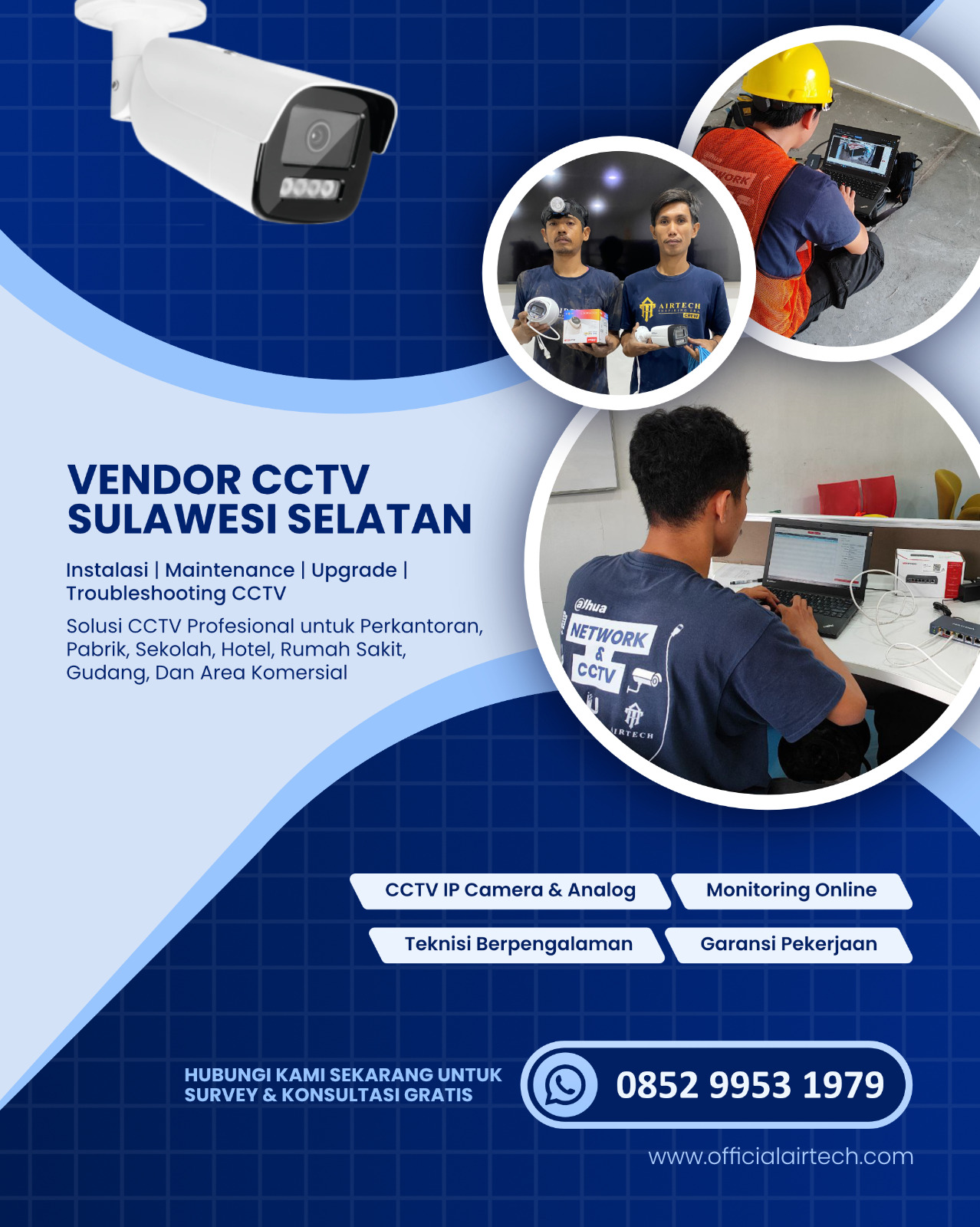 Vendor CCTV Sulawesi Selatan Terpercaya | CV. AIRTECH